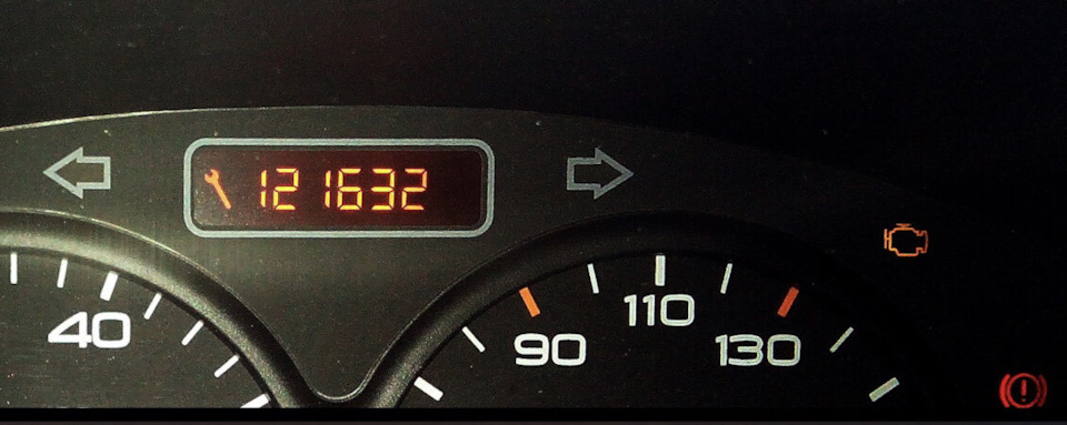 Значок ключа на приборной панель — Peugeot 206 SW, 2 л, 2003 года ...