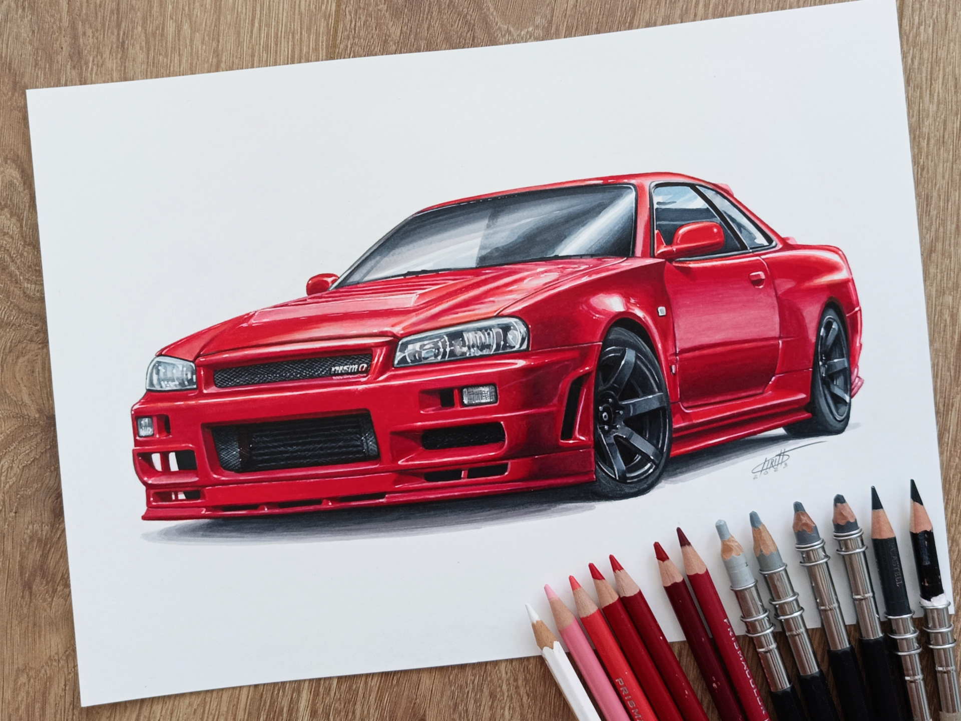 Рисунок Ская — Nissan Skyline (R34), 2,5 л, 1999 года | другое | DRIVE2