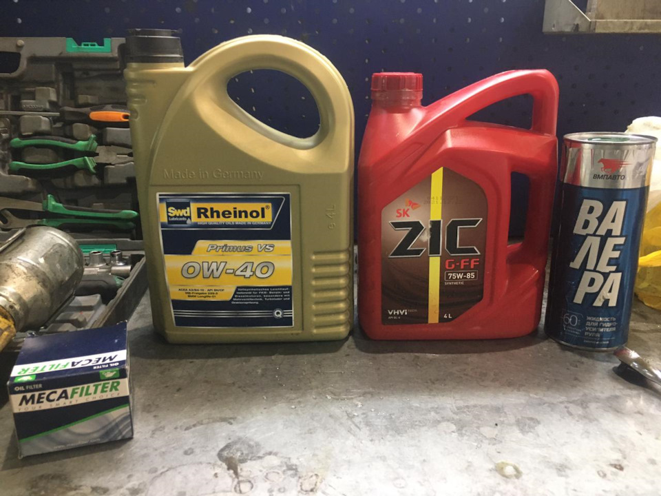 Замена масел: Rheinol 0W40, ZIC 75w85 GL4, ГУР Валера -60 — Lada Ларгус ...