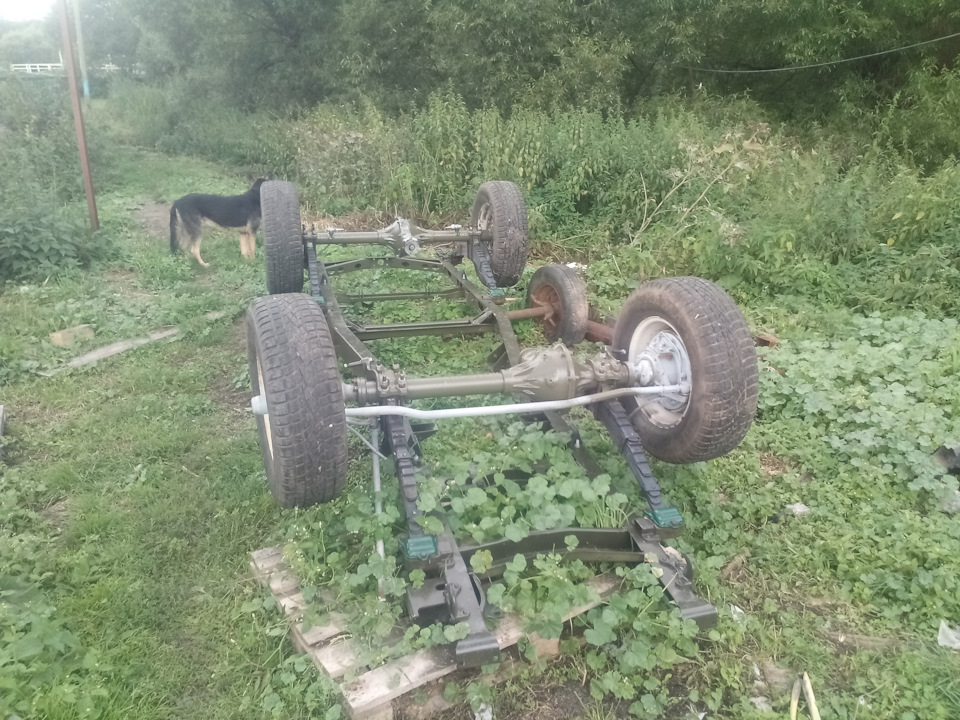 Установка мостов на раму. — УАЗ 3303, 2,4 л, 1990 года | своими руками ...