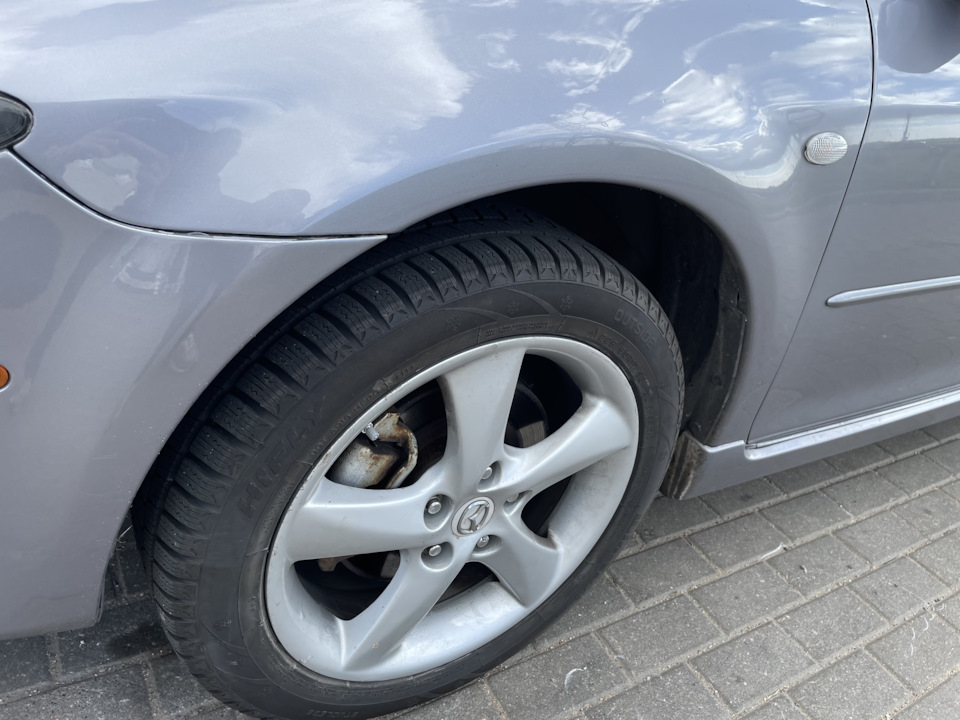 Замена датчиков TMPS и переоьувка на зиму — Mazda 6 (1G), 2,3 л., 2008 ...