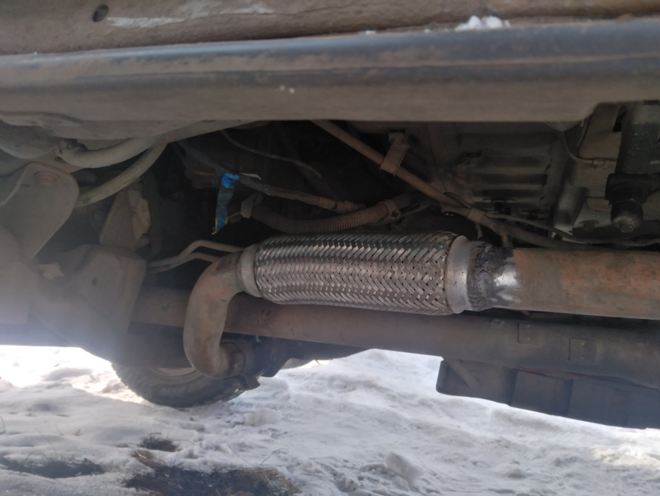 Замена прогоревшей гофры👍 — Toyota Town Ace (3G), 2 л, 1993 года ...