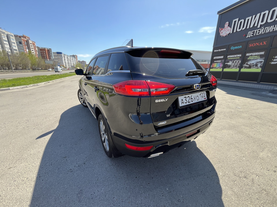 Восстановитель внешнего пластика — Geely Atlas (1G), 2,4 л, 2021 года ...