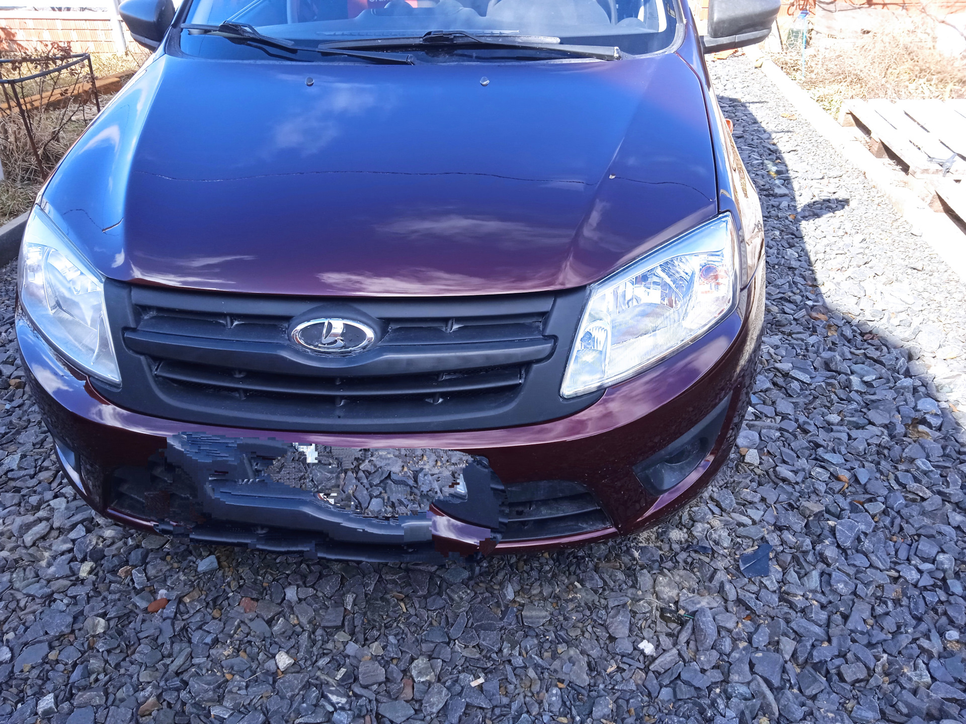 После ДТП — Lada Гранта, 1,6 л, 2016 года | кузовной ремонт | DRIVE2