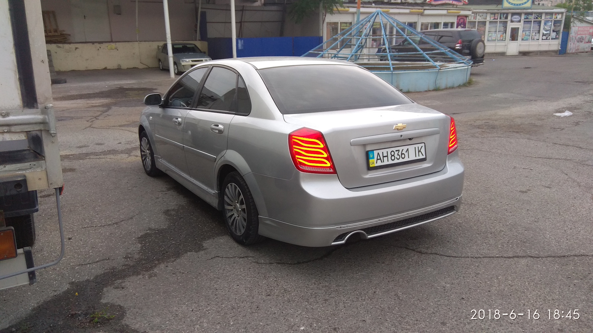 Lacetti Optra 2008 Tuning белая