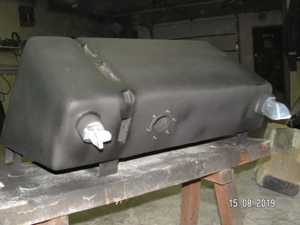 Бензобак и гидробак. Третья часть. — Самодельный минитрактор, 1,5 л ...