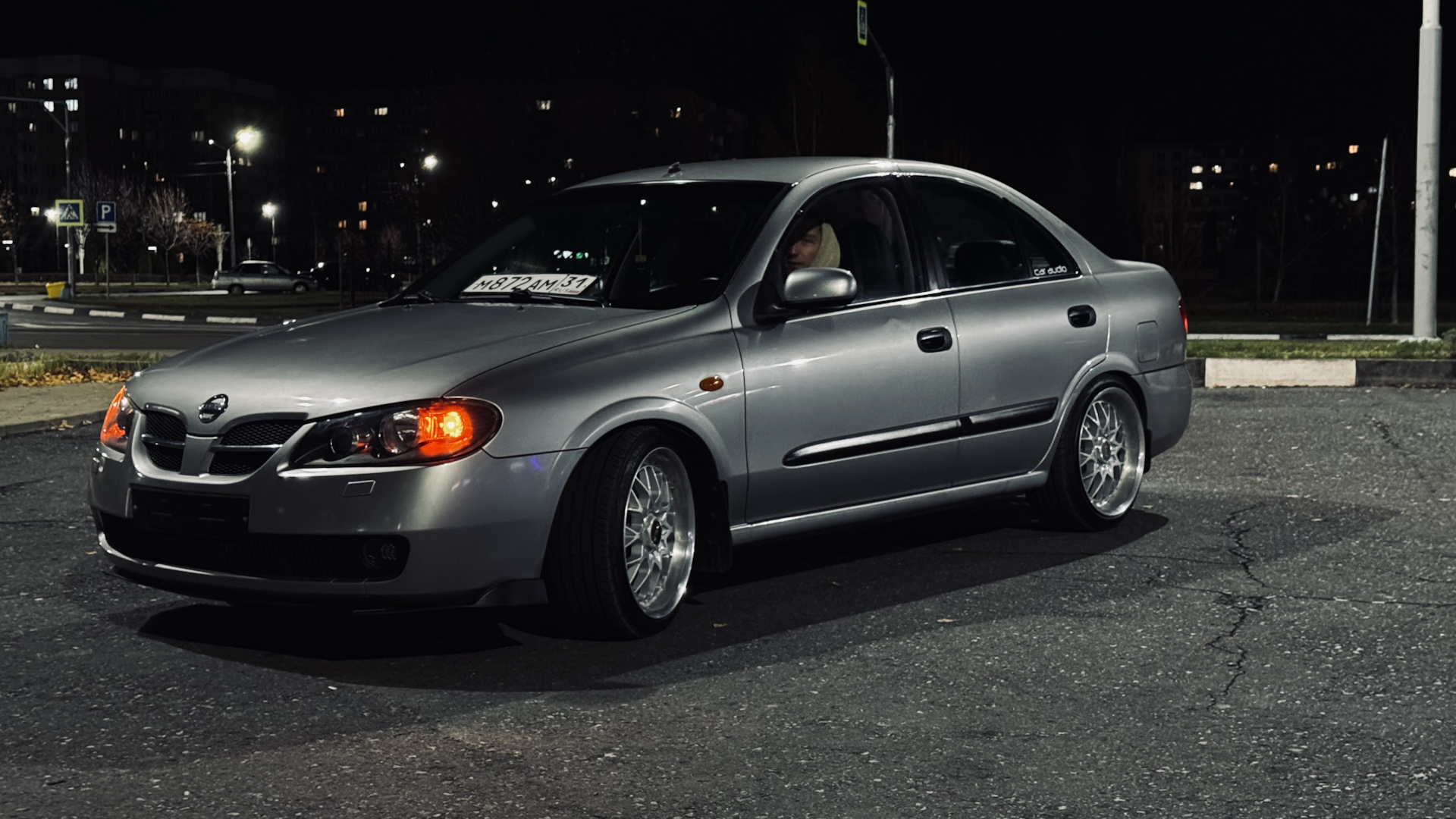 Nissan Almera II (N16) 1.5 бензиновый 2004 | Булочка Stance на DRIVE2