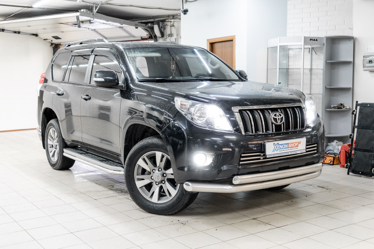 Замена ксеноновых ламп Тойота Прадо 150 / Toyota Land Cruiser Prado 150 +  установка светодиодов — Xenonshop.ru на DRIVE2