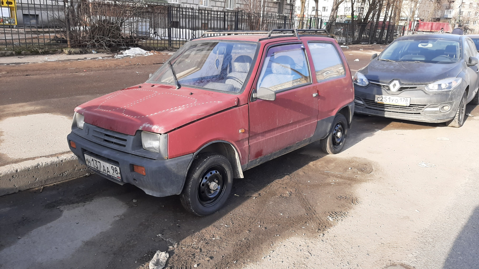 Поиски увенчались успехом. — Lada 11113 Ока, 0,7 л, 2006 года | шины |  DRIVE2