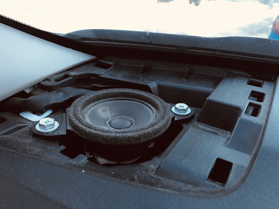 Как снять переднюю панель колонки Замена динамиков в торпеде - Toyota Camry (XV50), 2,5 л, 2012 года автозвук DRIV