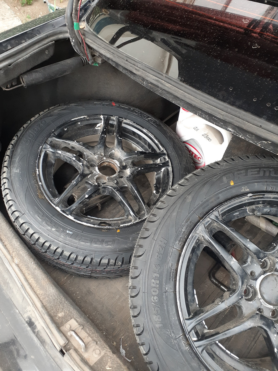 Прокатка дисков и покупка новой резины. — Lada Приора седан, 1,6 л ...