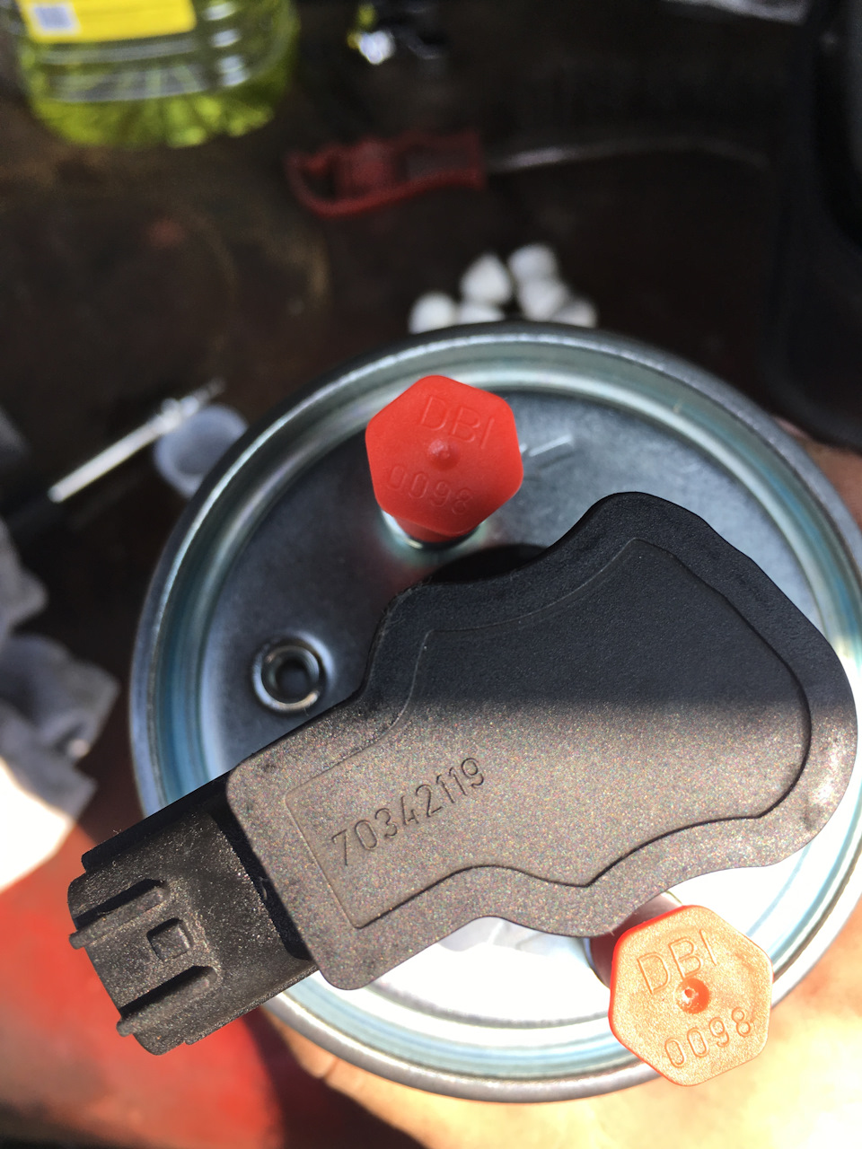 70342119 Б/У Датчик воды в топливном фильтре RENAULT | Запчасти на DRIVE2