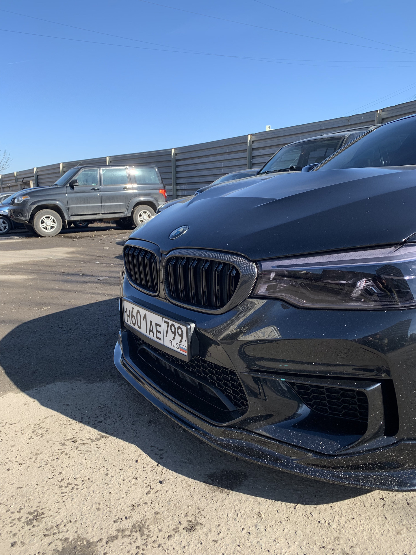 Тонированные фары BMW g30