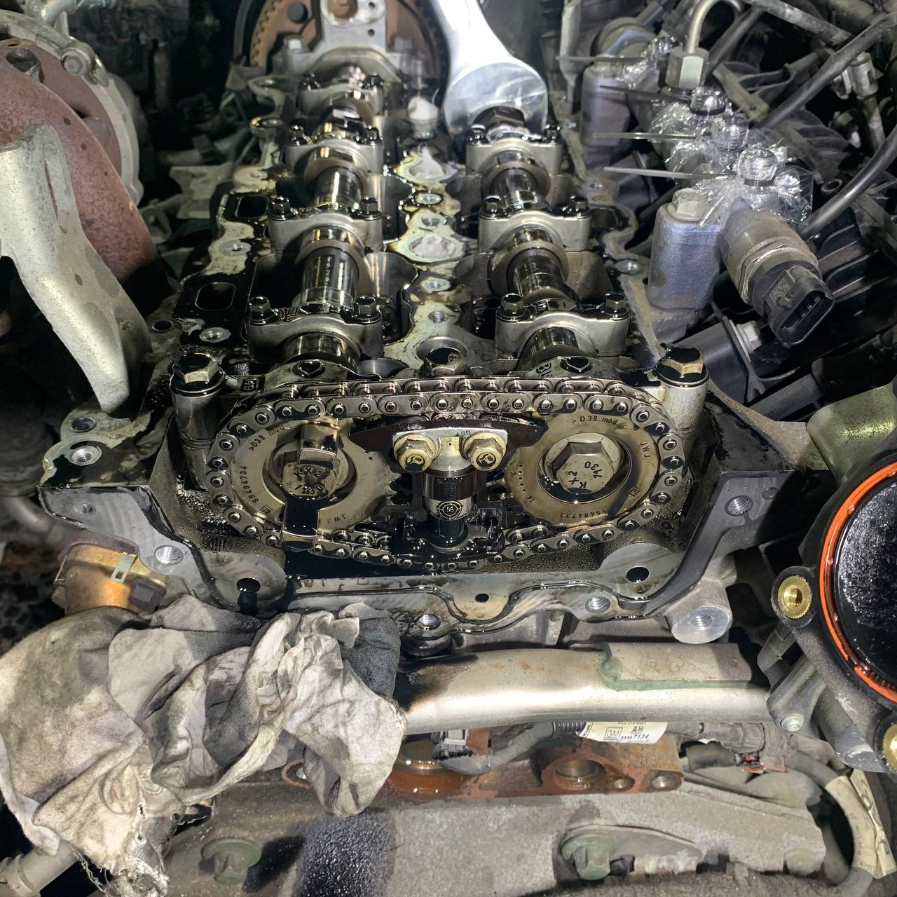 Замена цепи распредвалов B20DTH — Opel Insignia Sports Tourer (1G), 2 л ...