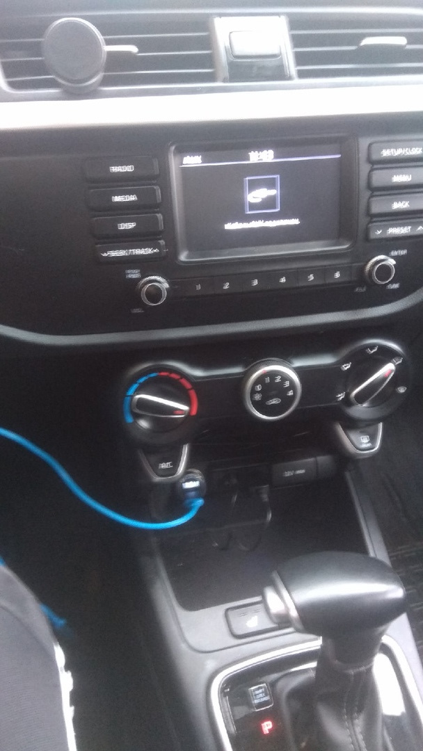 Скрытое подключение радар-детектора #17 — KIA Rio (4G), 1,4 л, 2018 ...