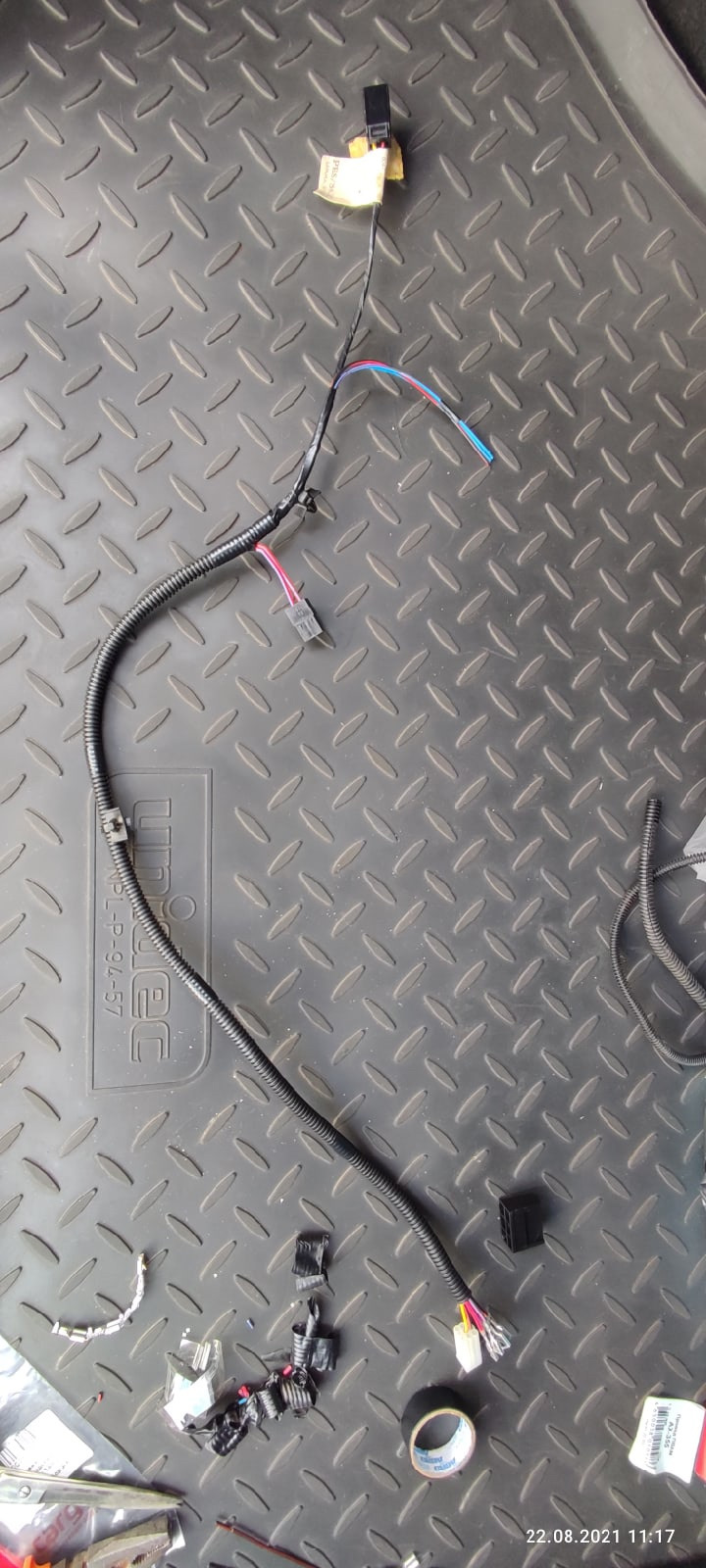 Установка задних ЭСП (4-х зонный климат) — Lada Приора универсал, 1,6 л ...