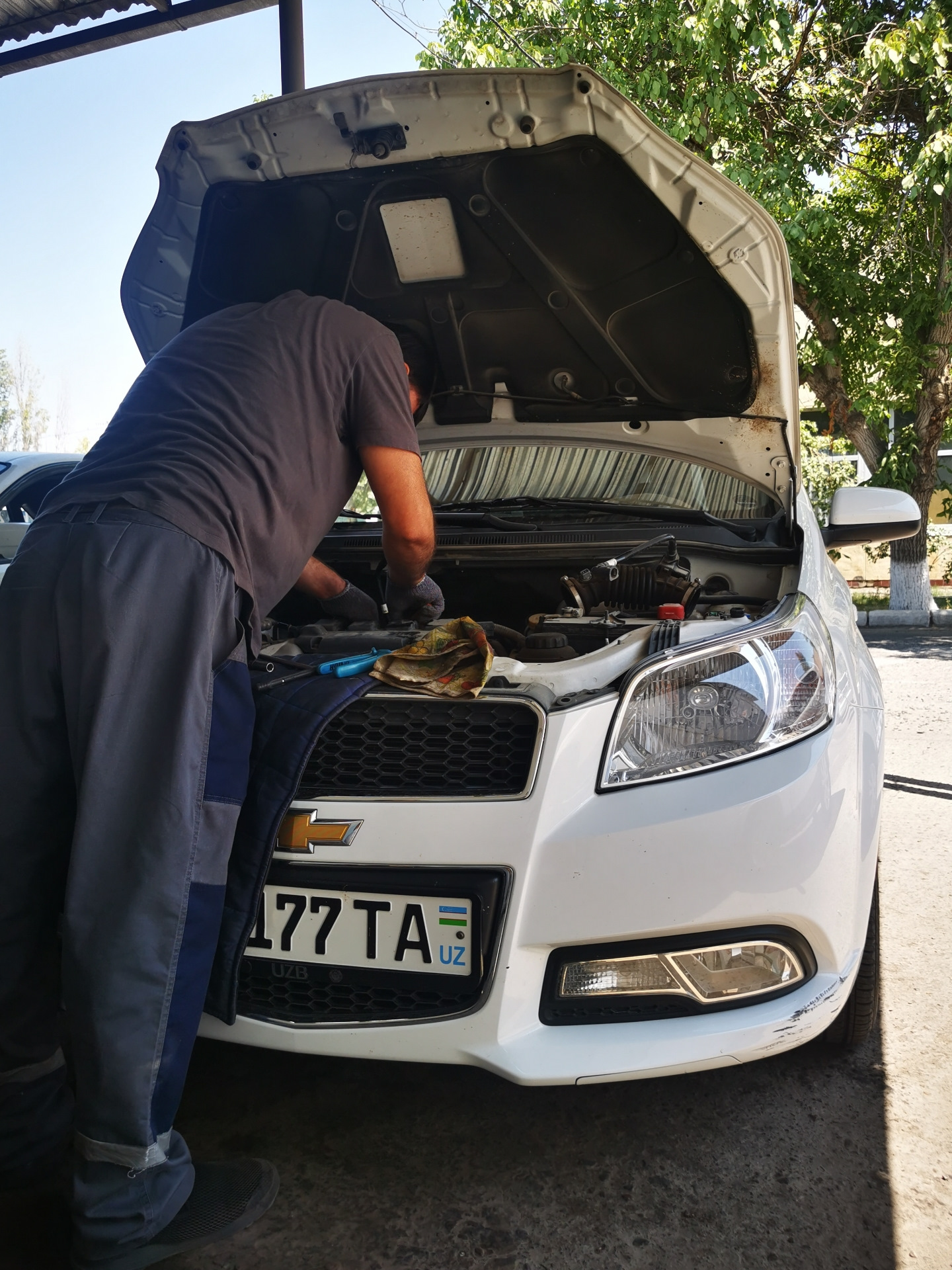 Чистка дроссельной заслонки и инжектора — Chevrolet Nexia (2020), 1,5 л ...
