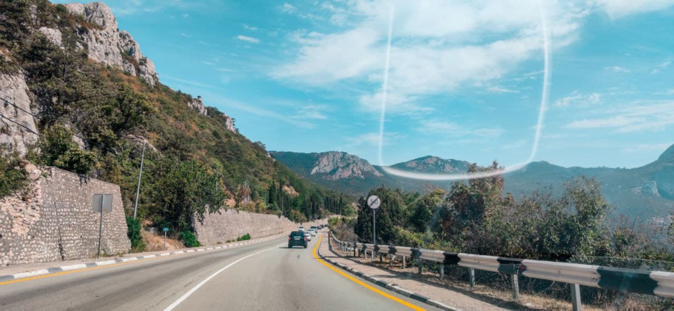 Пежо 207 в Крыму. Дорога Севастополь — Морское — Peugeot 207, 1,4 л ...