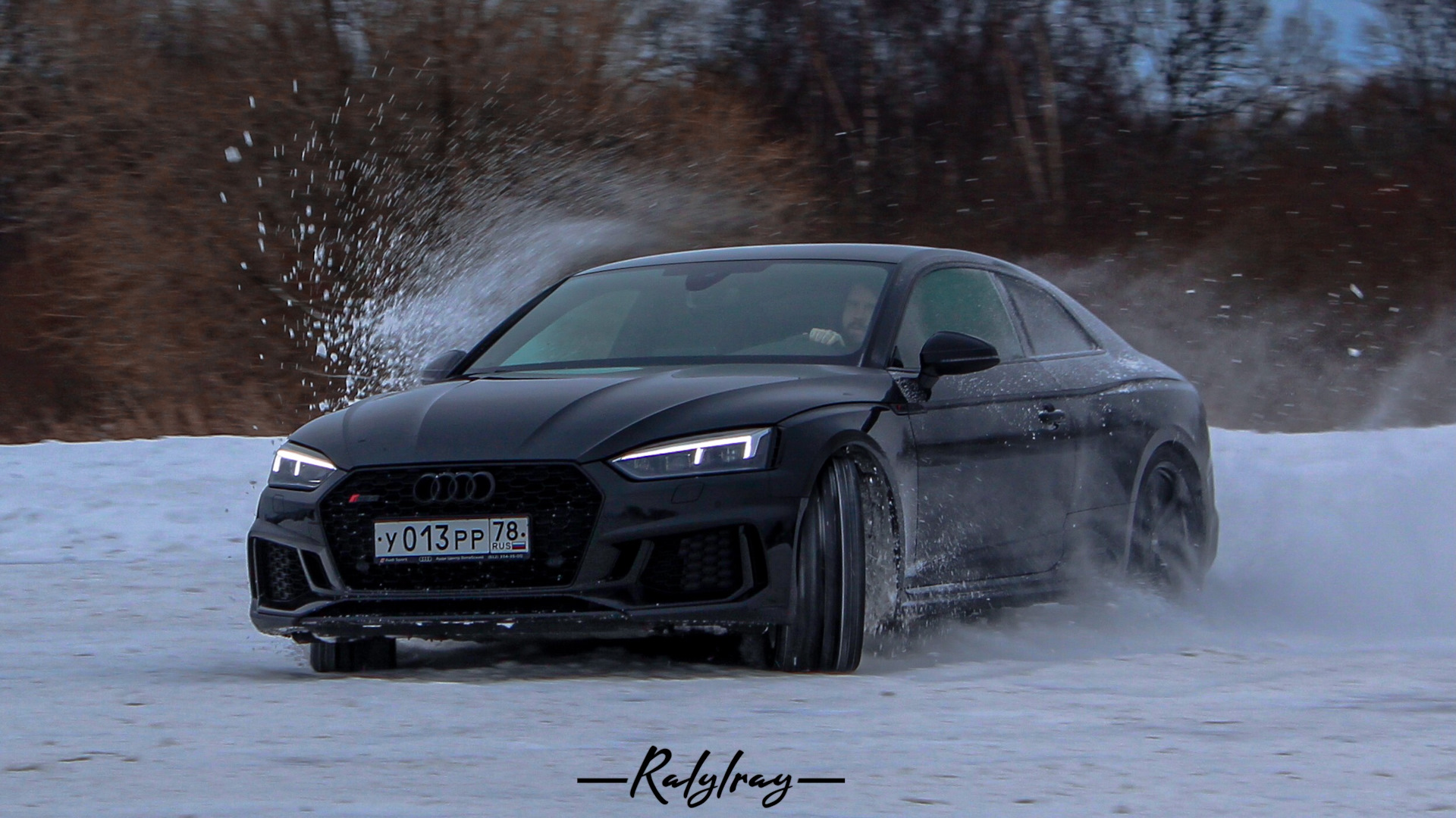 Ауди RS 5 зима