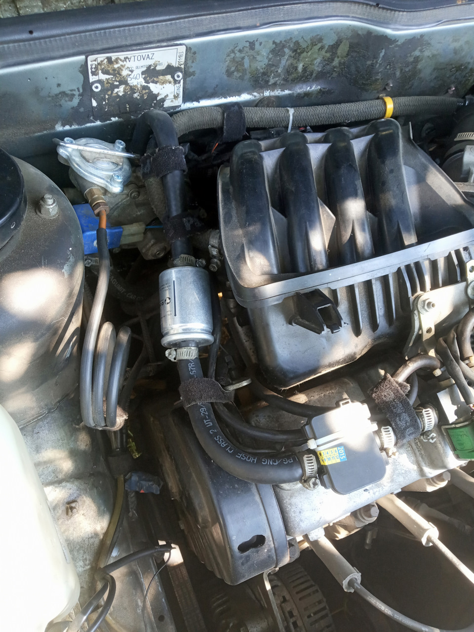 Замена шлангов ГБО 4 поколение. — Lada 2115, 1,6 л, 2011 года | своими ...