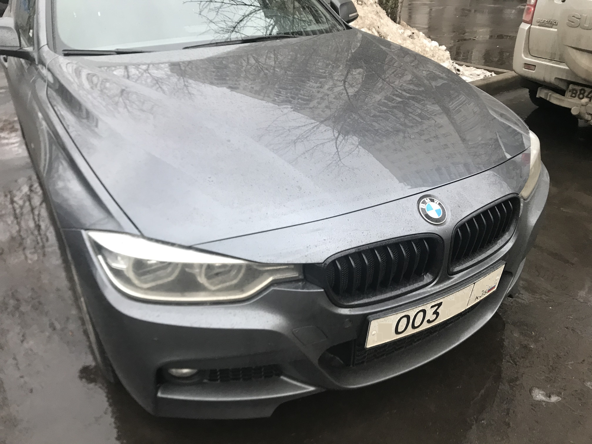 замена ноздрей bmw f30