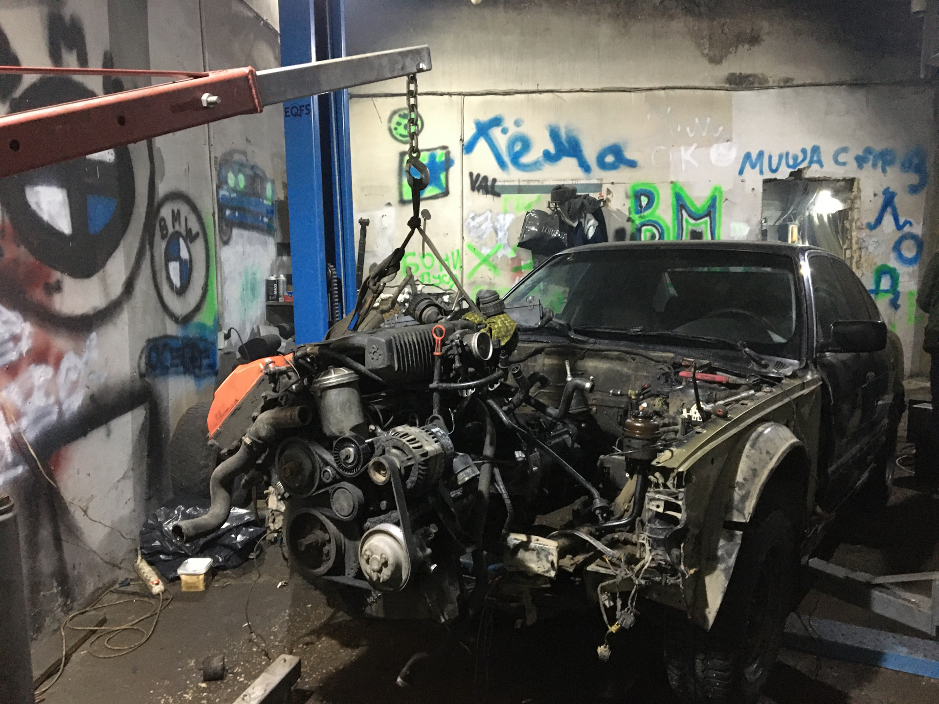 Бмв разбор фото Конец старого, начало нового!ЧАСТЬ1 - BMW 5 series (E34), 2,5 л, 1995 года покуп