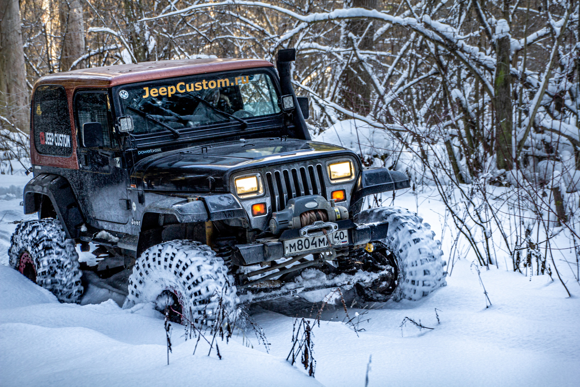 Jeep Wrangler зима