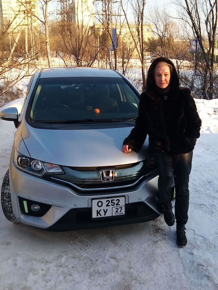 Квадратные номера спереди *** — Honda Fit (3G), 1,5 л, 2014 года | другое |  DRIVE2