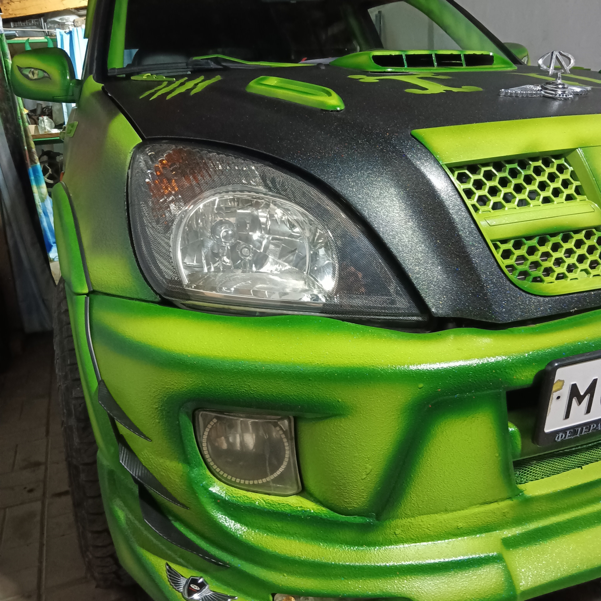 Сплитерана бампер Чери Тигго т11 — Chery Tiggo 1, 1,8 л, 2008 года ...