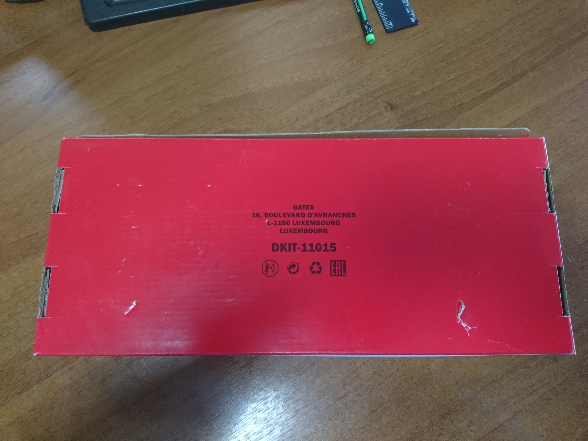 Оригинал или подделка Ремень ГРМ Gates? — KIA Rio (2G), 1,4 л, 2011 ...