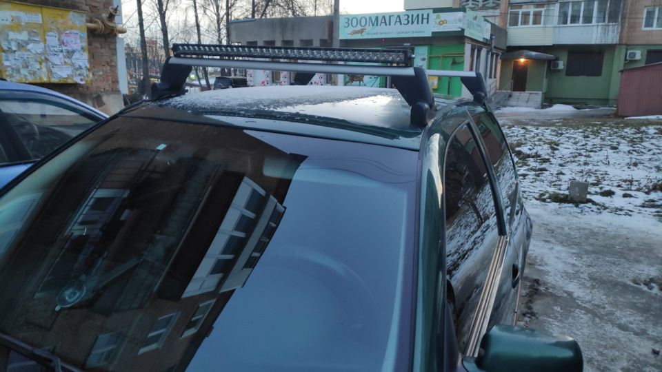 Гольф 4 3двери рейлинги + лед балка на крышу — Volkswagen Golf Mk4, 1,4 ...