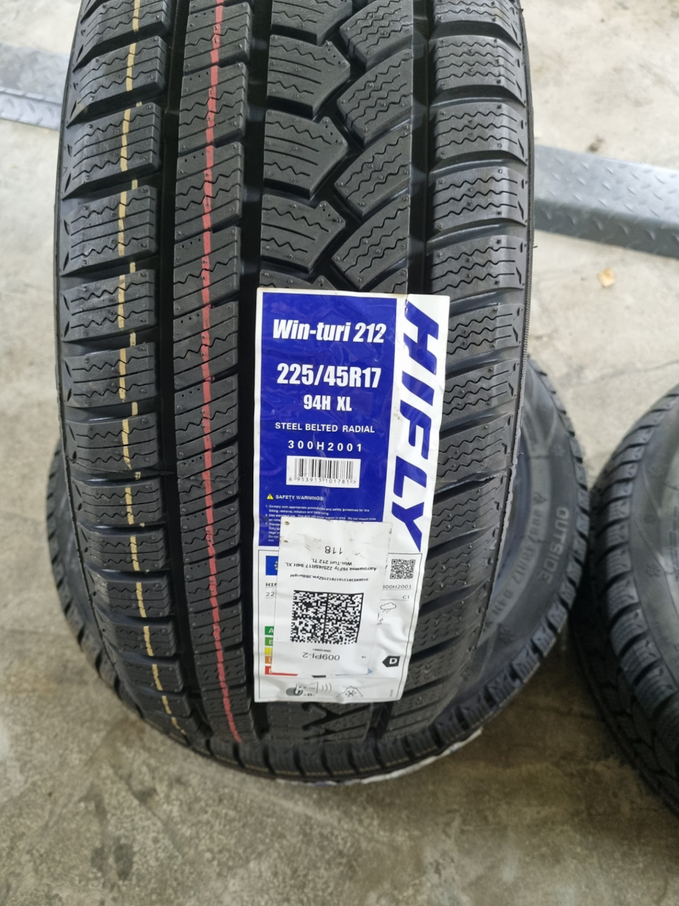 Зимние шины HiFly 225/45R17 94H XL Win-Turi 212 TL — BMW 3 series (E90 ...