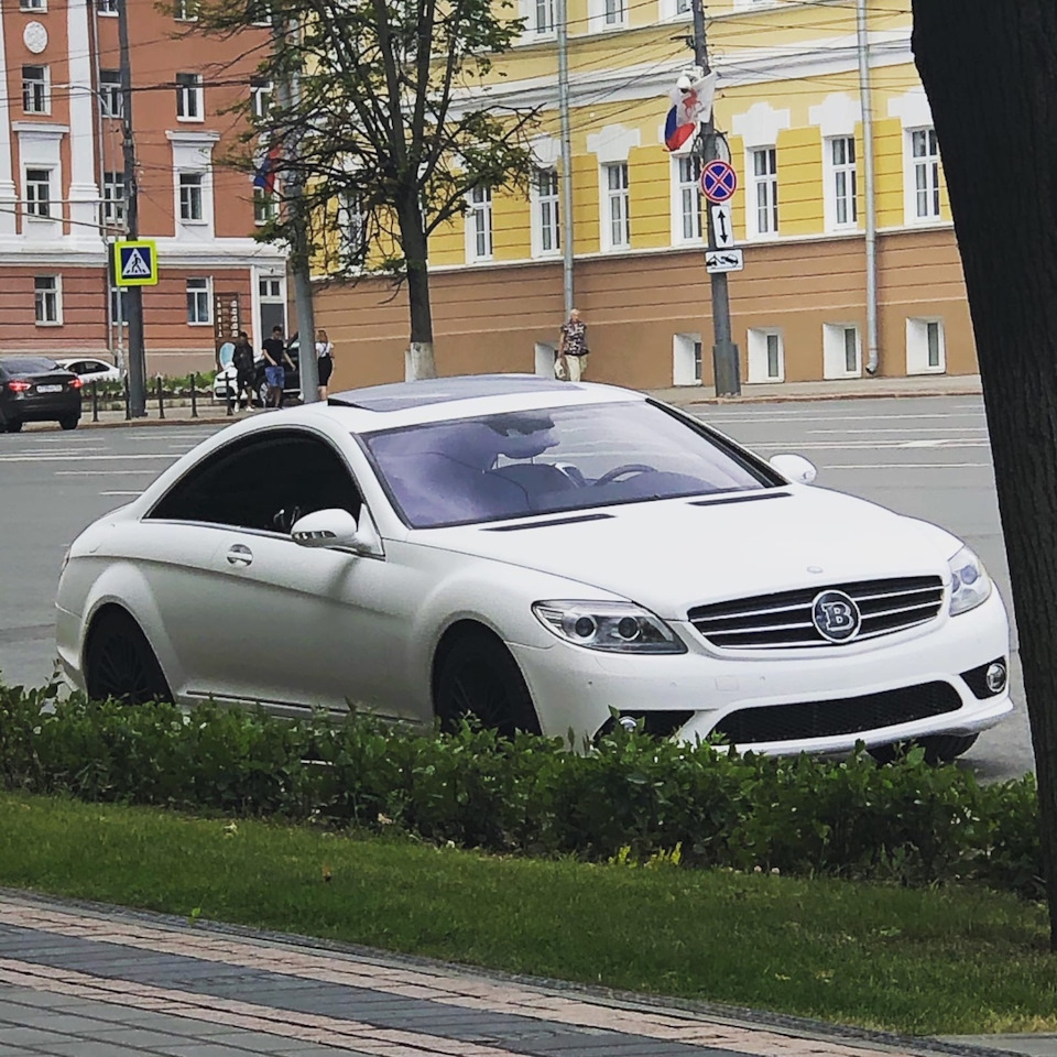 смена цвета — сатиновая белая пленка + амг — Mercedes-Benz CL-class (C216),  5,5 л, 2008 года | стайлинг | DRIVE2