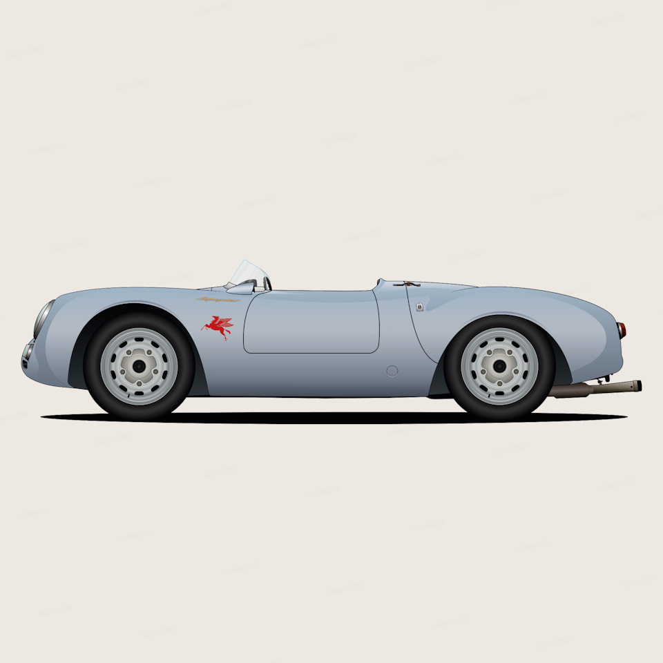 Рисунок Porsche 550 RS Spyder 1956 — DRIVE2