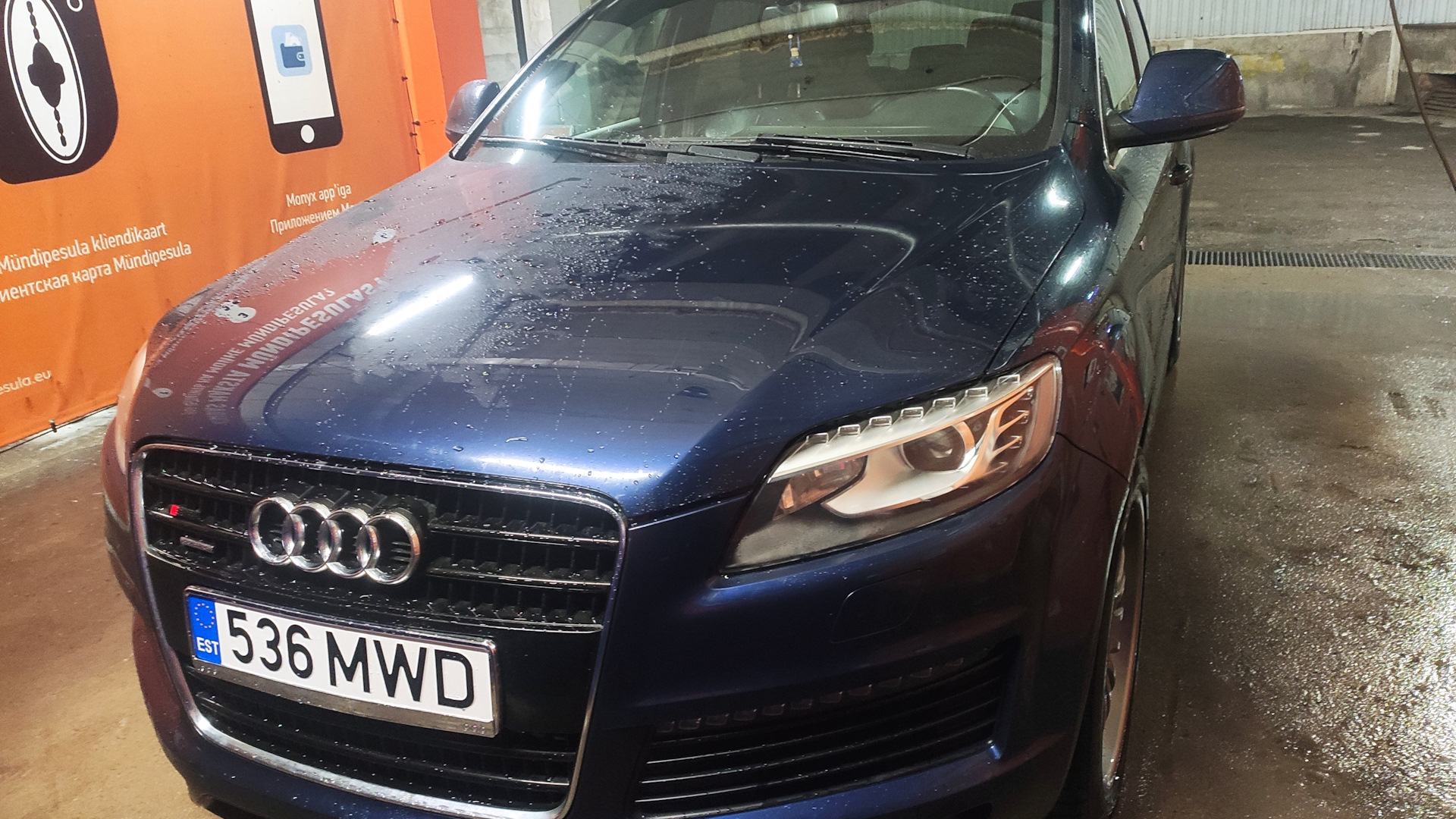 Audi Q7 (1G) 4.2 дизельный 2008 | Небесно синий S-line 4.2 на DRIVE2