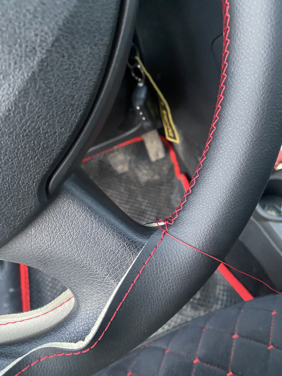 Установка оплетки на руль — Lada Гранта Лифтбек (2-е поколение), 1,6 л ...