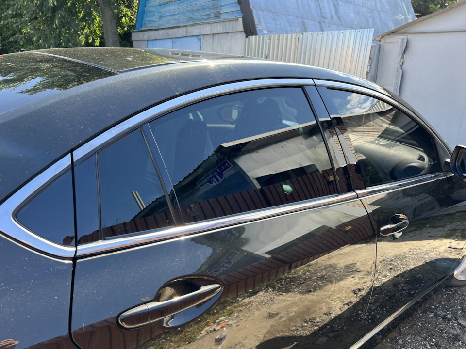 Накладки на стойки — Mazda 6 (2G) GH, 2 л, 2007 года | тюнинг | DRIVE2
