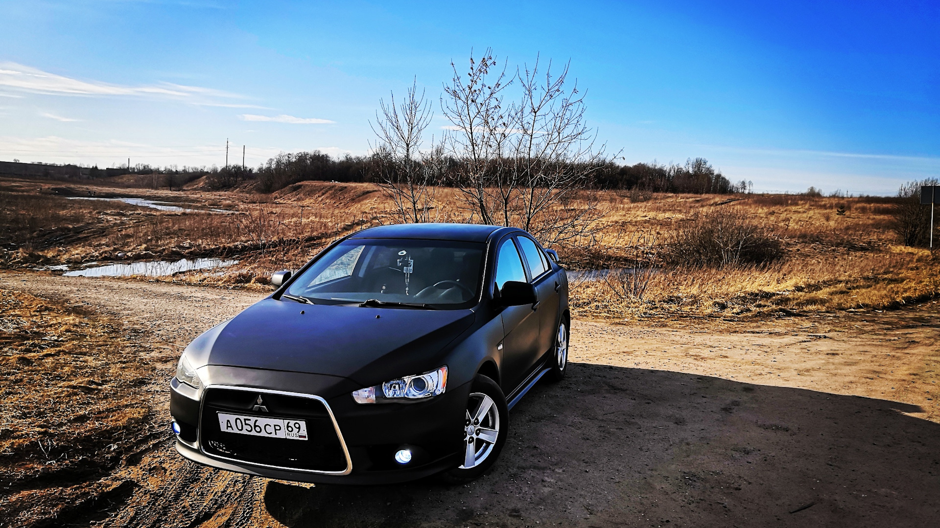 Mitsubishi Lancer X 2.0 бензиновый 2007 | Чёрный мат 黒マット на DRIVE2