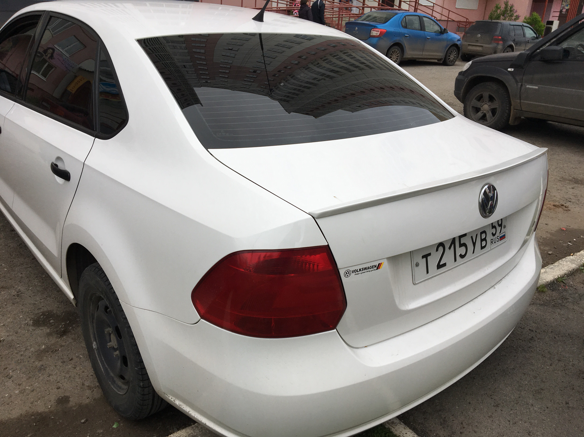 Лип спойлер Volkswagen Polo