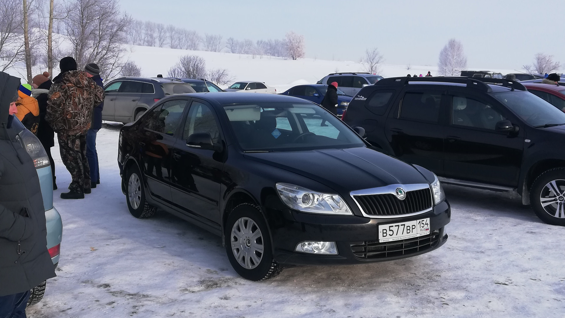 Skoda Octavia A5 Mk2 1.6 бензиновый 2012 | Черный костюм на DRIVE2