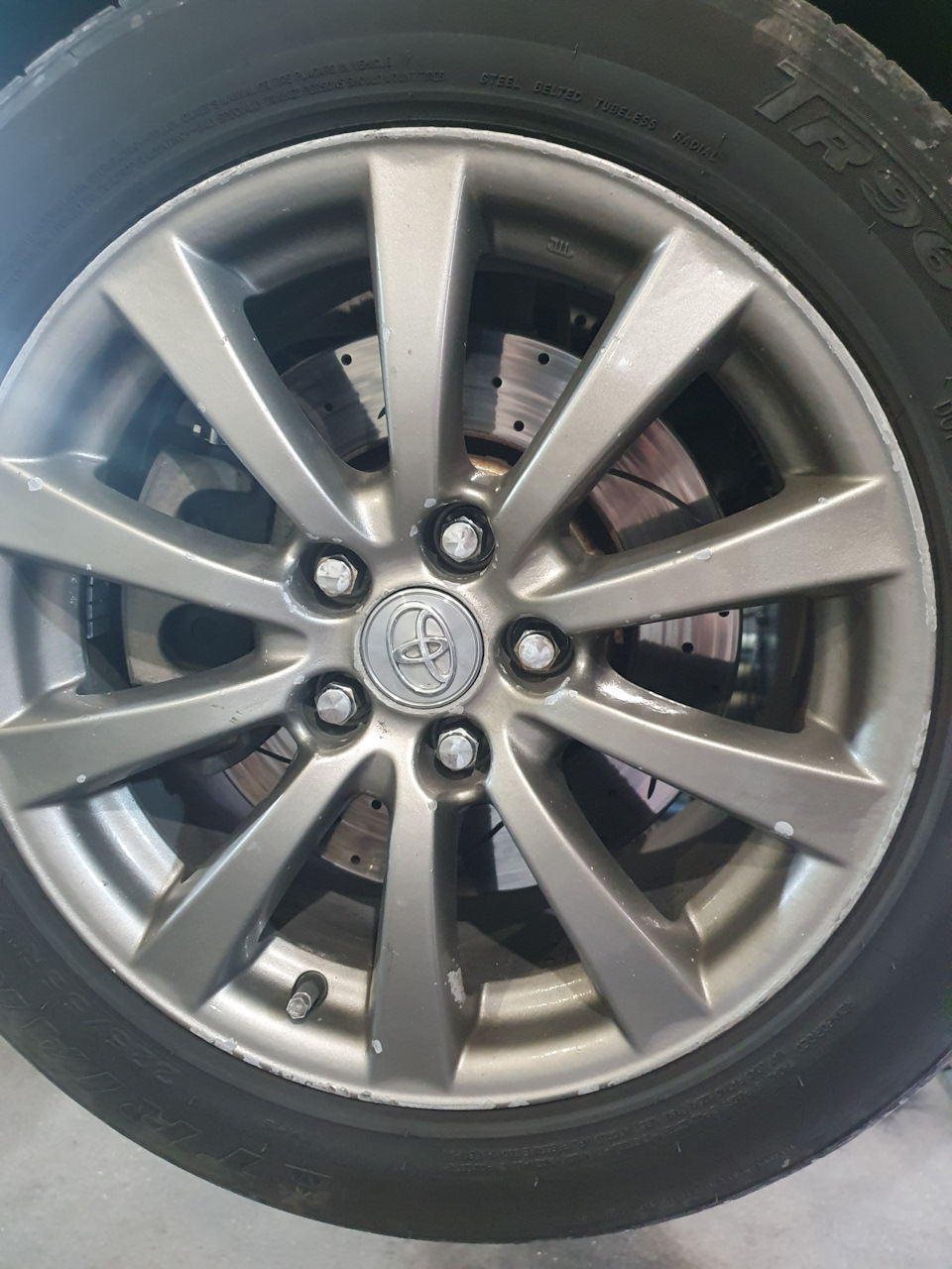 Тормозные диски G-Brake от Хайлендера на Камри 40. — Toyota Camry (XV40 ...