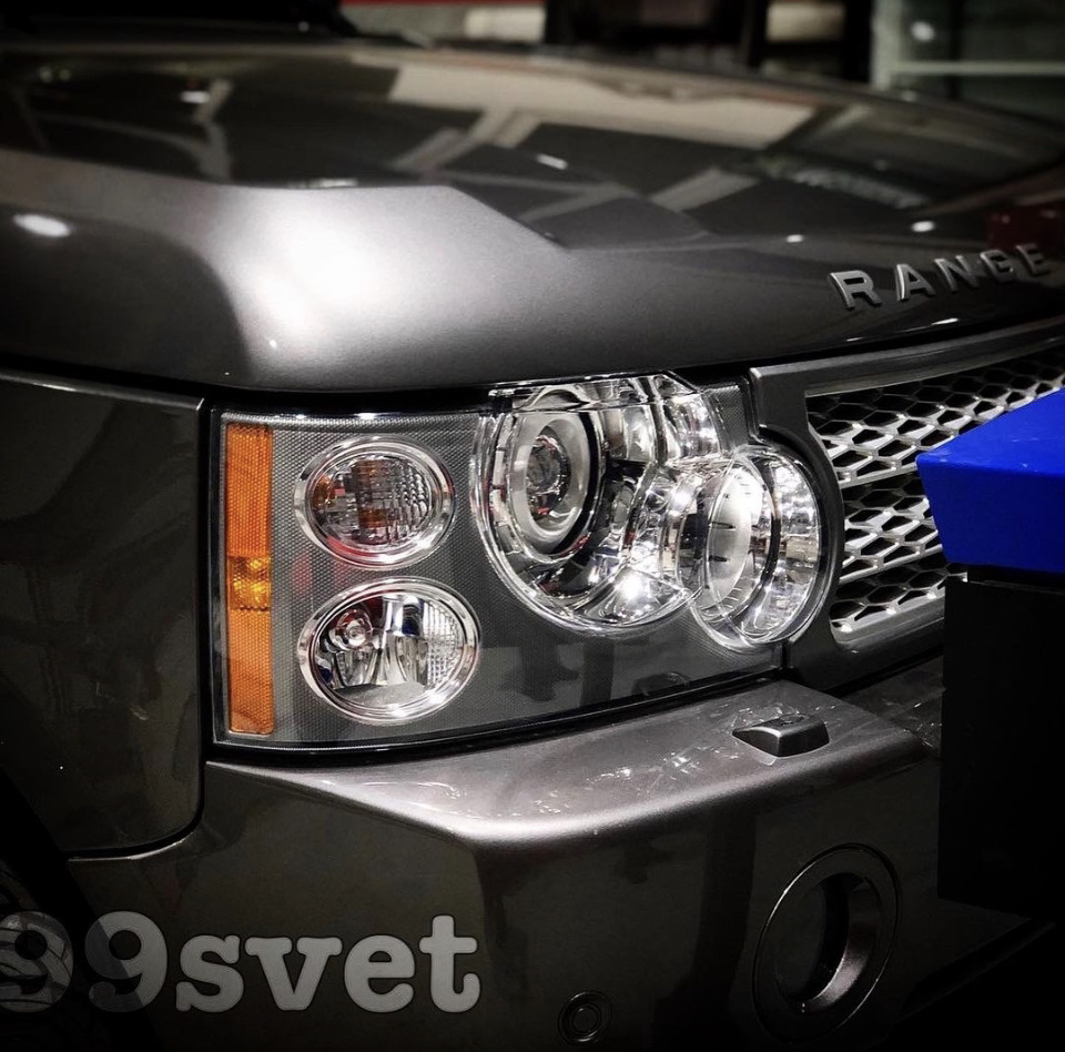 Range Rover замена линз на Bi-led модули — 99svet на DRIVE2