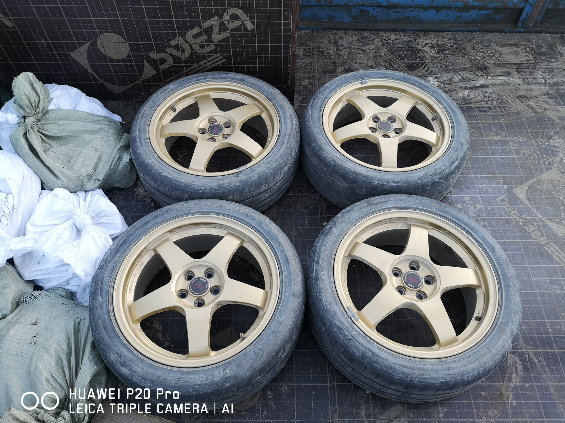 Золотые Rays STi — Subaru Impreza WRX STI (GC), 2 л, 1998 года ...