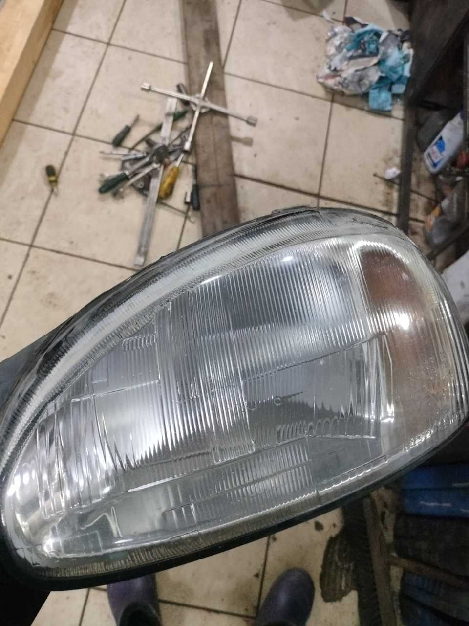 Результат до шлифовки — Opel Corsa B