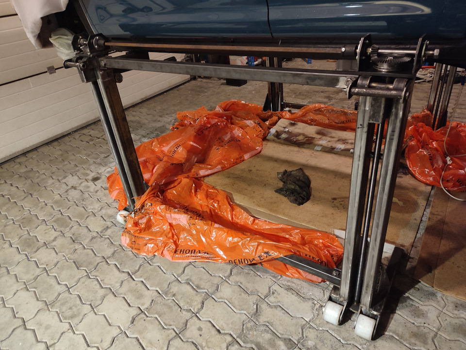 Автоподъемник в гараж (процесс изготовления) — Suzuki Hustler (2G), 0,7 ...