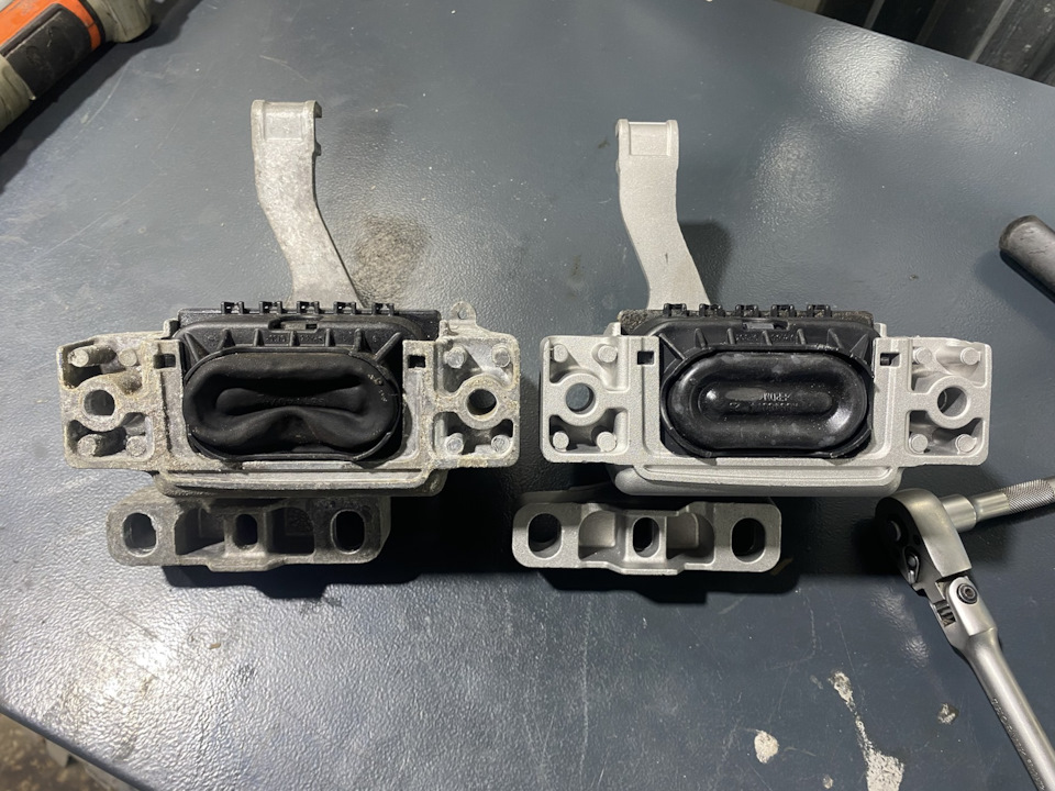 Замена подушки двигателя на 1.4 TSI. — Skoda Octavia A7 Mk3, 1,4 л ...