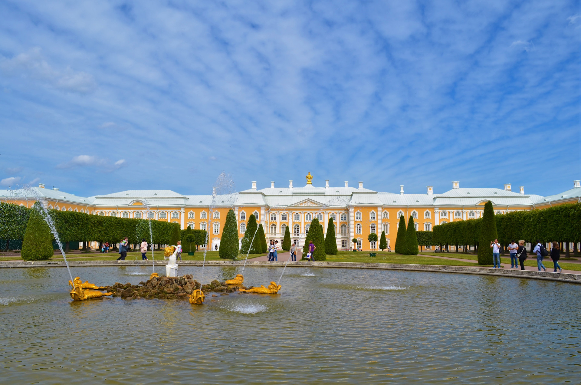 Верхний парк петергофа фото