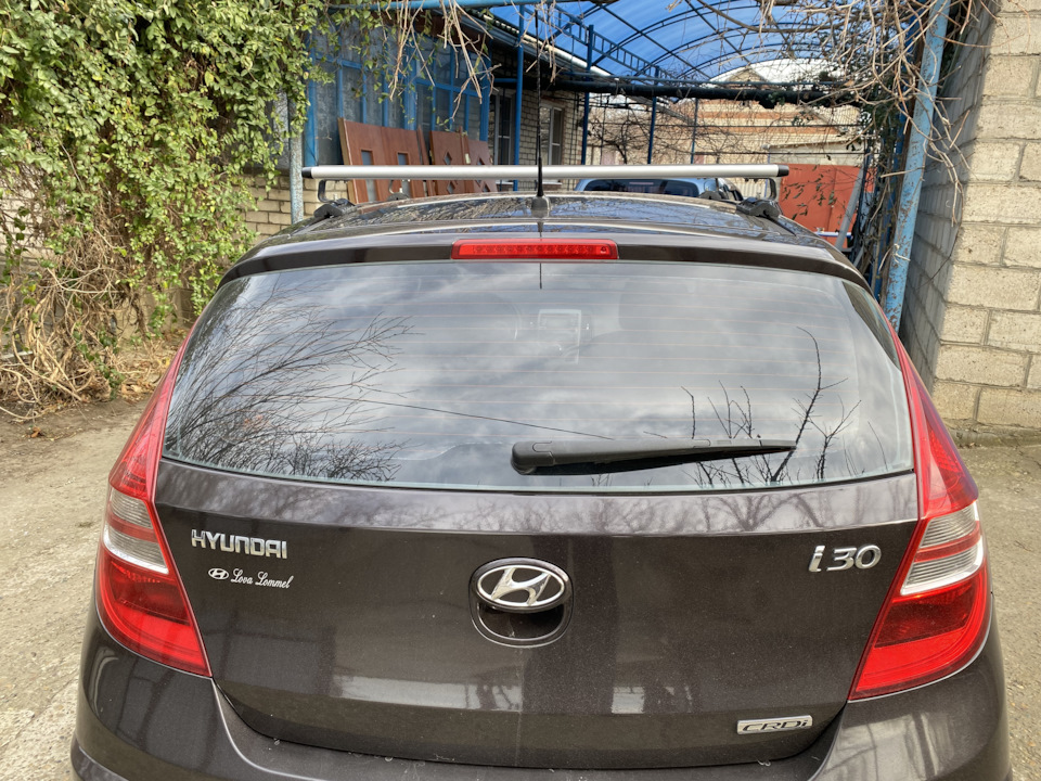 Багажник универсальный. — Hyundai i30 (1G), 1,6 л, 2008 года ...