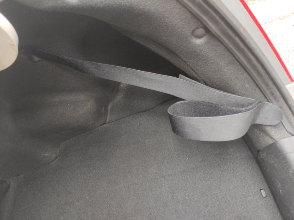 4#пол в багажник из фанеры своими руками# — Hyundai Solaris, 1,6 л ...