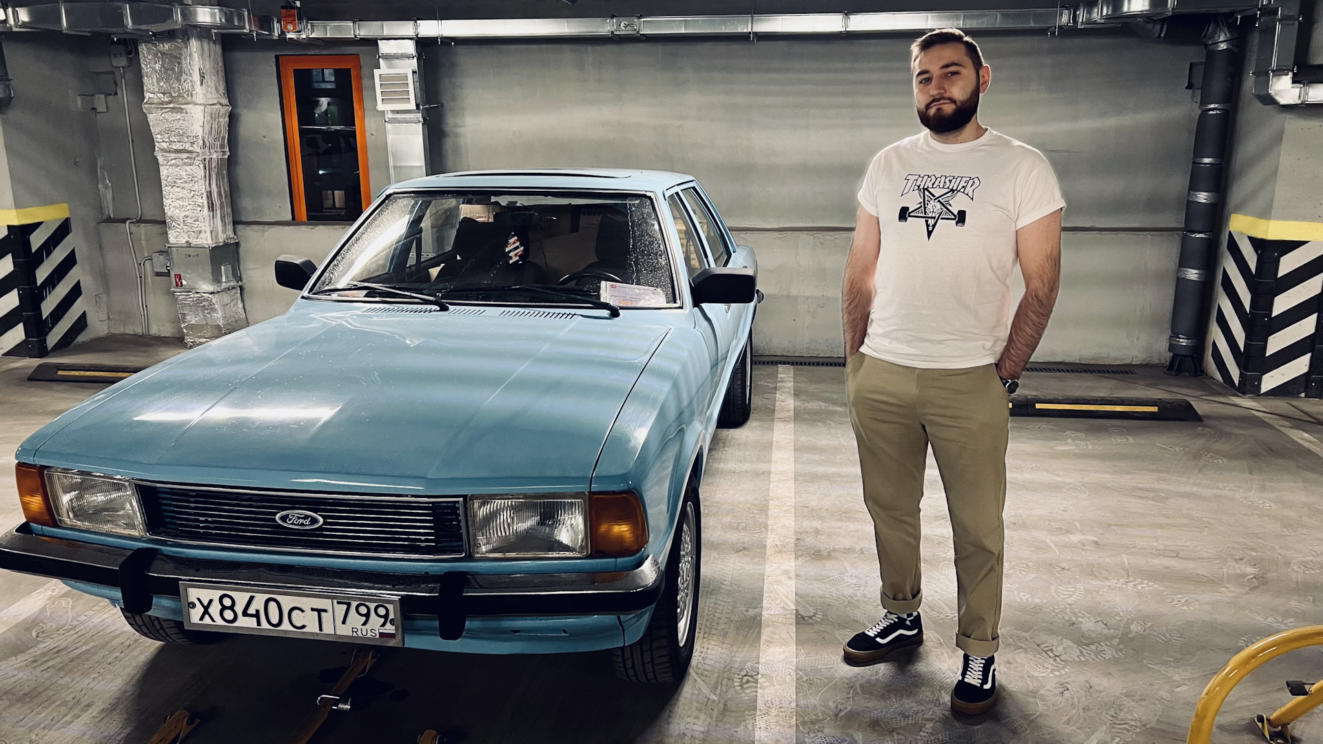 Ford Taunus TC3 1.6 бензиновый 1981 | Небесно-голубой на DRIVE2